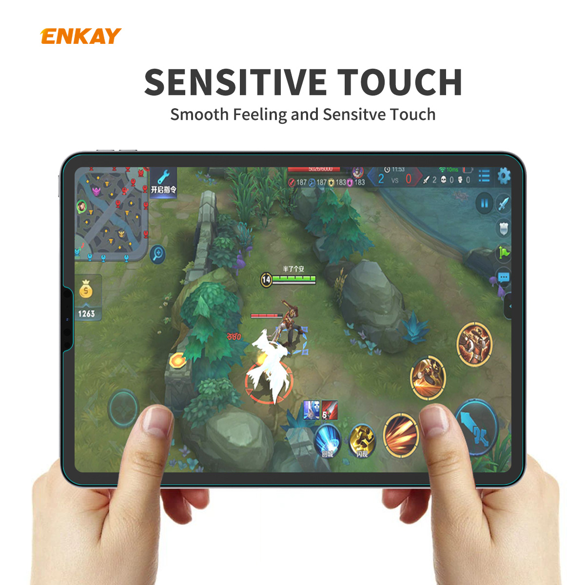 ENKAY-12Pcs-9H-Crystal-Clear-Anti-Explosion-Anti-Scratch-Tempered-Glass-Screen-Protector-for-iPad-Ai-1751914-5
